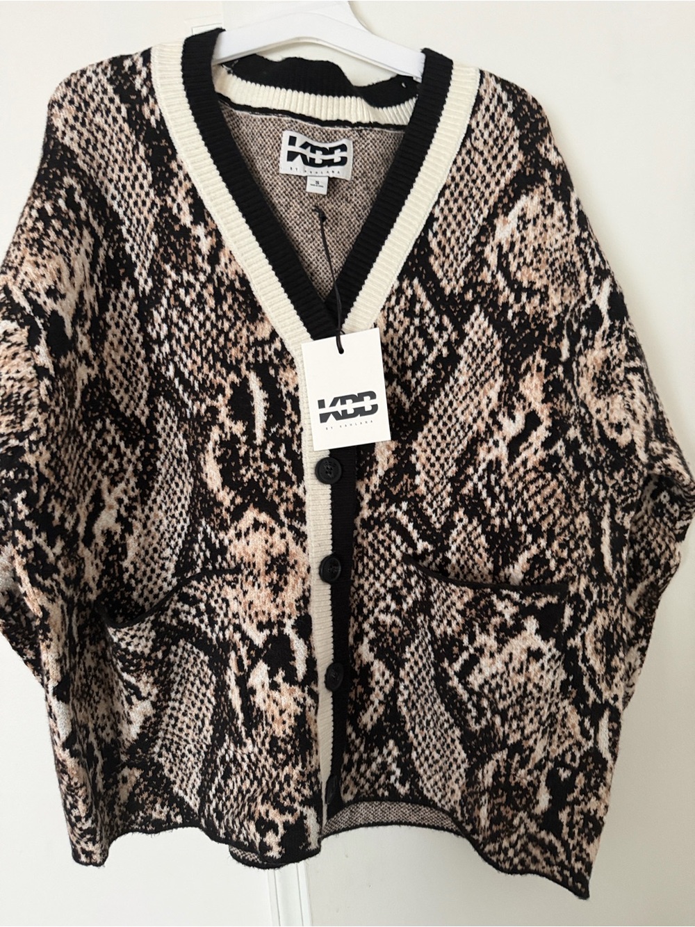 KBB by Kahlana limited edition snake print cardigan